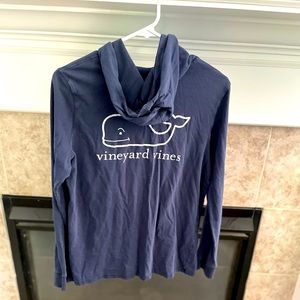 Vineyard Vines Navy Long Sleeved Hoodie